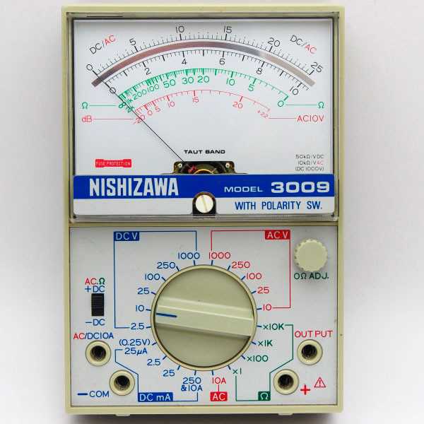 مولتی متر آنالوگ نیشیزاوا مدل 3009 مولتی متر آنالوگ نیشیزاوا مدل 3009