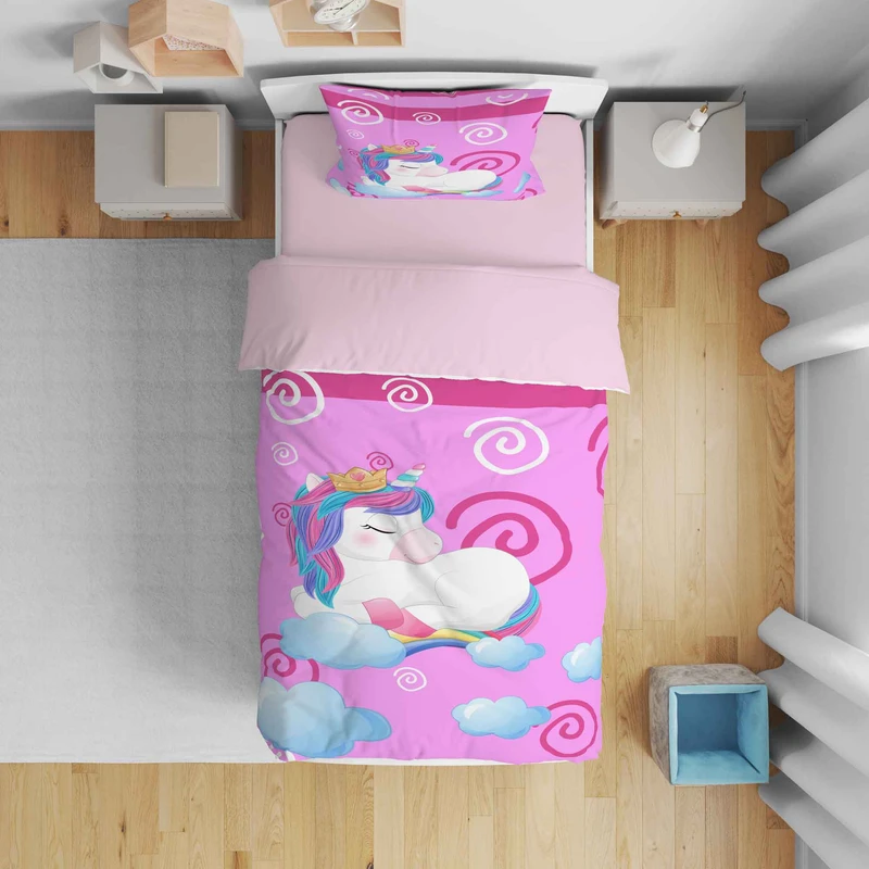 سرویس روتختی مدل اسب تکشاخ 5359 تک نفره 5 تکه