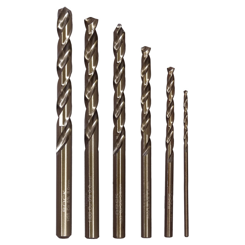 مته فلز کبالت راک مدل ART-RK-6pcs سایز 2-8 میلی متر مجموعه 6 عددی