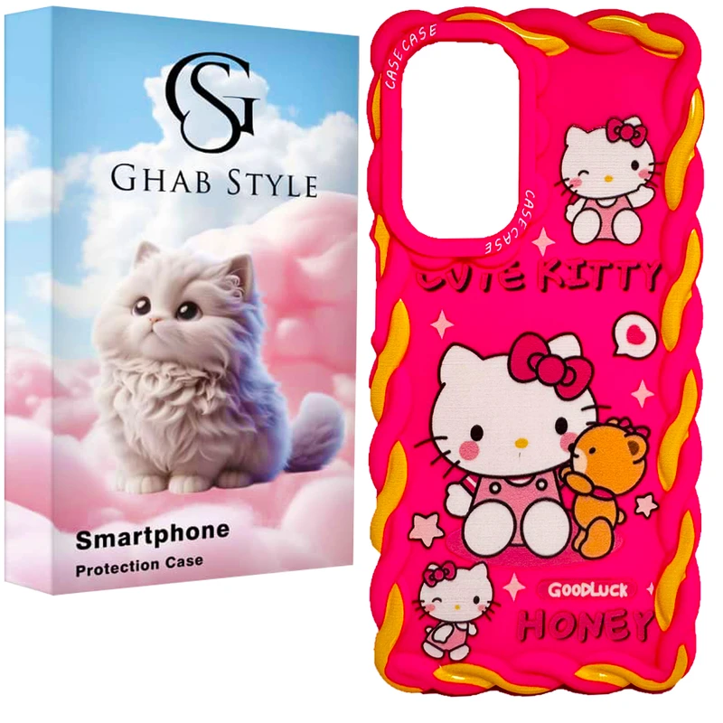 کاور قاب استایل مدل موجدار فانتزی مناسب برای گوشی موبایل شیائومی Redmi Note 12 4G