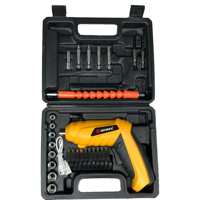 پیچ گوشتی شارژی اینتیمکث مدل 09388 مجموعه 40 عددی