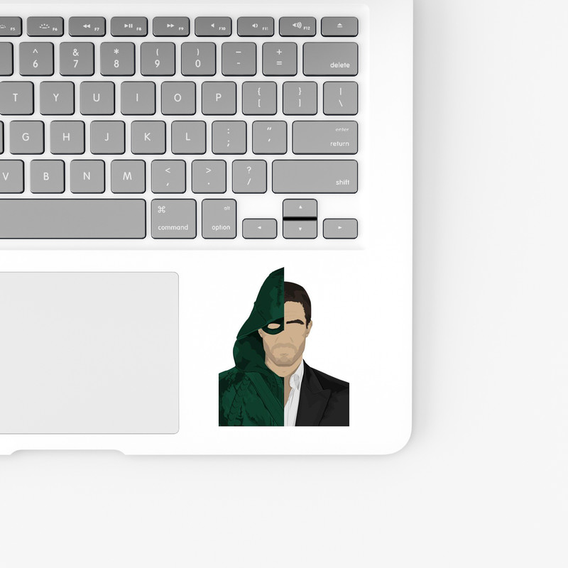 استیکر لپ تاپ و موبایل بووم طرح سریال Green Arrow کد LB13