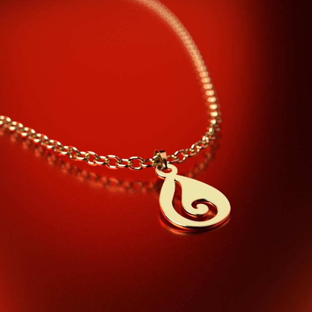 آویز گردنبند طلا 18 عیار زنانه مدوپد مدل هندسی کد PA1-14149 -  - 3