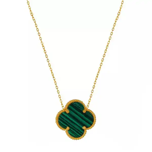 گردنبند طلا 18 عیار زنانه دوست خوب مدل ونکلیف dk680