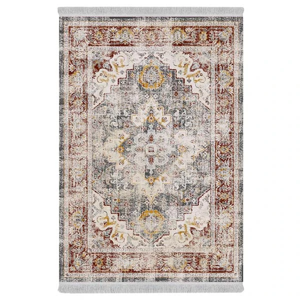 فرش پارچه‌ای دفه مدل فرشینه طرح مدرن کد 652