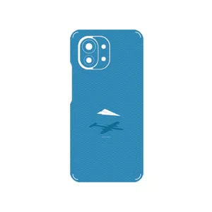 MAHOOT Minimal Paper Airplane Cover Sticker for Xiaomi Mi 11 5G