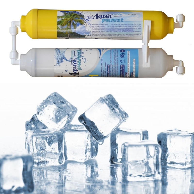 فیلتر تصفیه آب یخچال و فریزر آکوا پیورست مدل INLINE-NEW 02 مجموعه 2 عددی