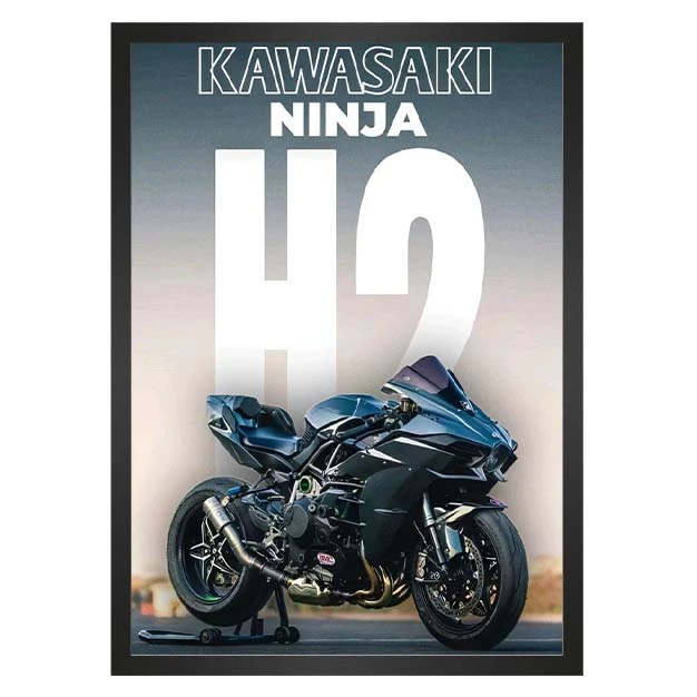 تابلو موتور سنگین آرنیاگالری کاوازاکی نینجا Kawasaki Ninja H2