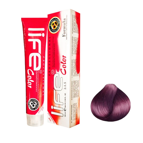 رنگ مو لایف شماره 6.99 حجم 100 میلی لیتر رنگ شرابی