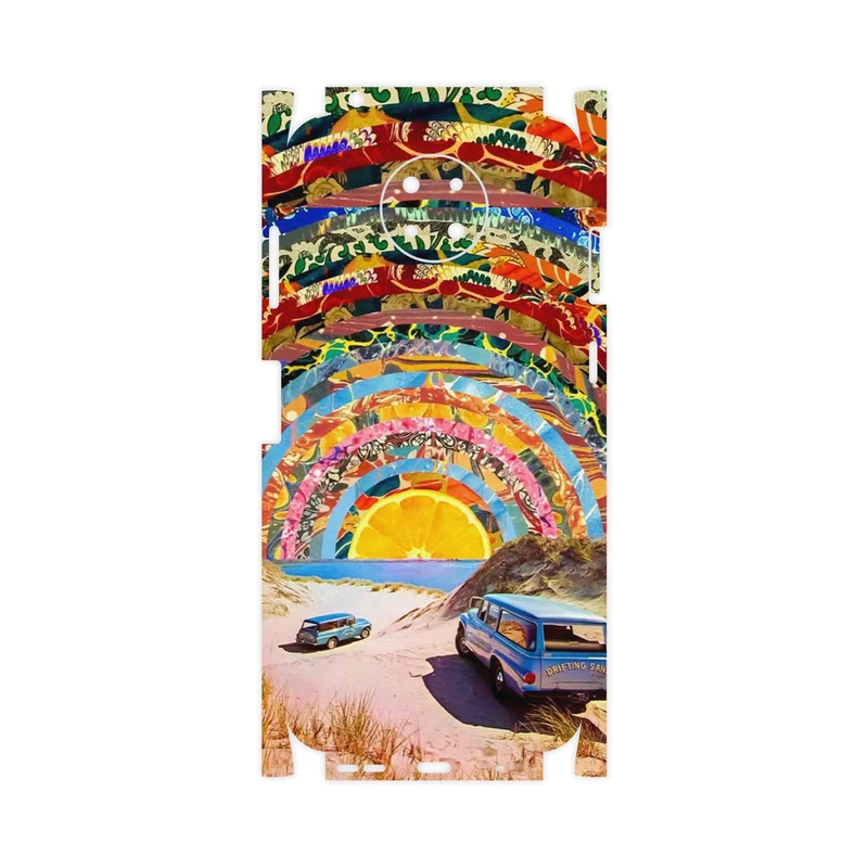 برچسب پوششی ماهوت مدل Collage of Orange Sky-FullSkin مناسب برای گوشی موبایل نوکیا G10