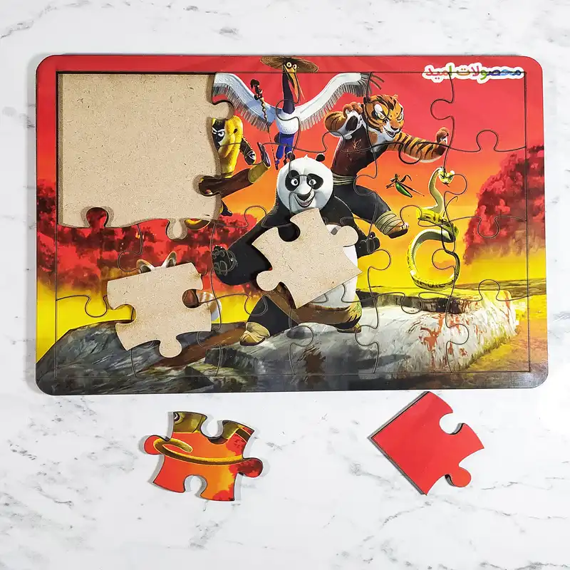 پازل 24 تکه محصولات امید مدل پاندای کونگ فو کار