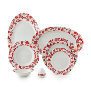 Zarin Iran Porcelain Inds Italia-F Tokyo Dinnerware Set 28 Pcs High Grade