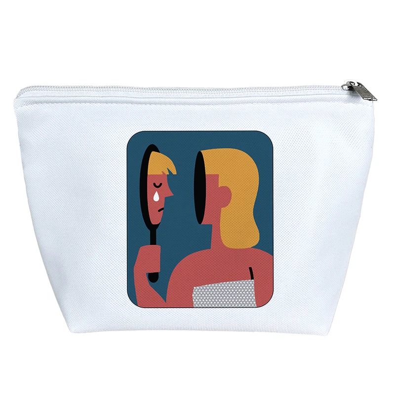 کیف لوازم آرایش دخترانه خندالو مدل آینه کد 7450