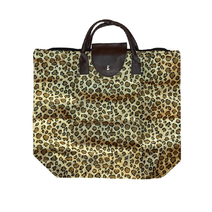 ساک سفری مدل تاشو طرح پلنگی کد 666