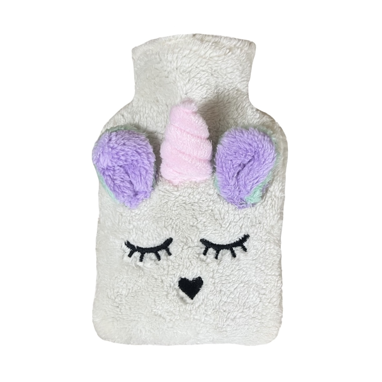 کیسه آب گرم کودک اویش مدل تک‌شاخ با ظرفیت ۸۰۰ میلی‌لیتر