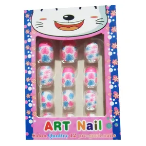 ناخن مصنوعی بچگانه نیل آرت مدل y10 مجموعه 12 عددی