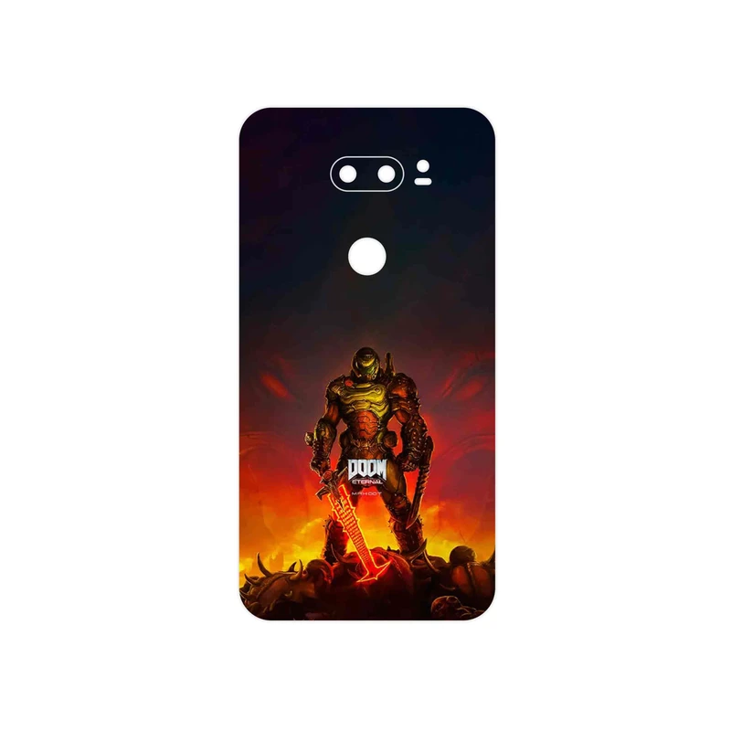 برچسب پوششی ماهوت مدل DOOM Game Series مناسب برای گوشی موبایل ال جی V30