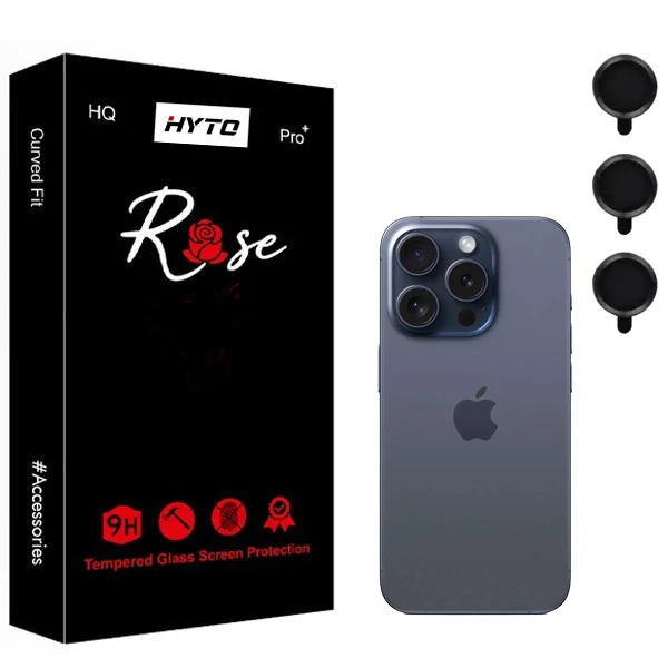 محافظ لنز دوربین هیتو مدل Rose Ringi Pro مناسب برای گوشی موبایل اپل iPhone 14 / 15 / 16 Pro / Pro Max