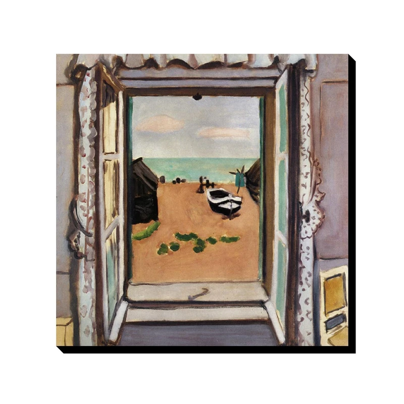 تابلو ترمه طراحان ایده طرح پنجره ی باز از ماتیس کد art0633