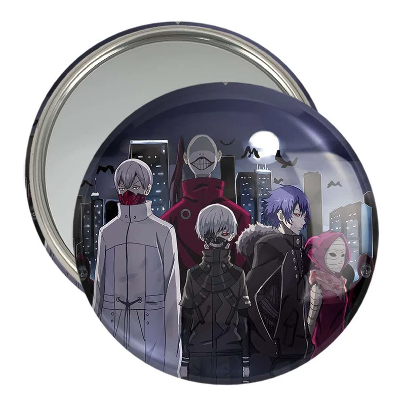 آینه جیبی خندالو طرح انیمه توکیو غول Tokyo Ghoul  کد 4911