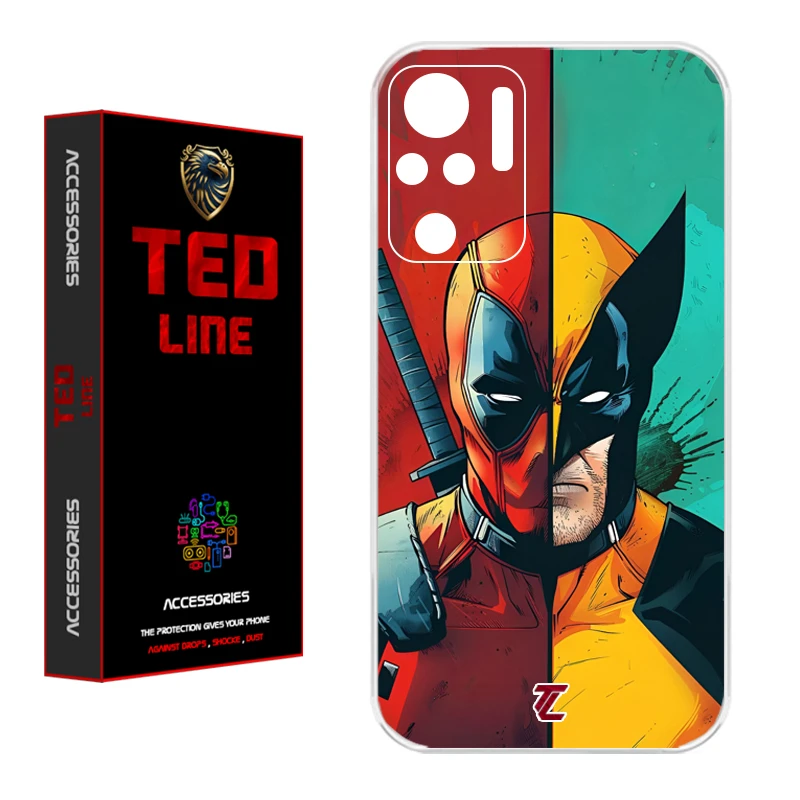 کاور تد لاین طرح ددپول و ولورین کد 1134 شیائومی Redmi Note 10 4G / Note 10S / Poco M5S