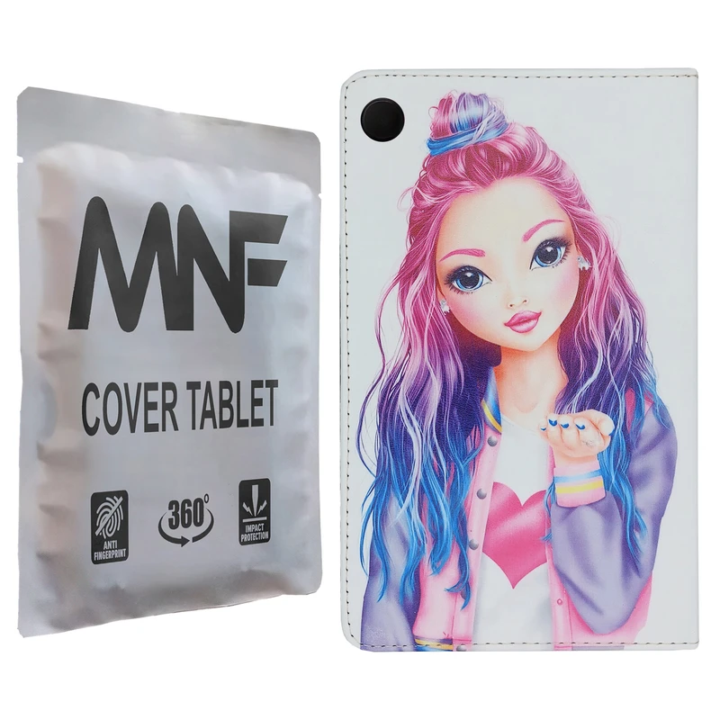 کیف کلاسوری ام ان اف طرح دختر فانتزی کد M-378 مناسب برای تبلت سامسونگ Galaxy Tab A9 / X115