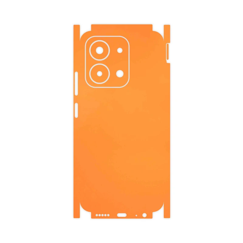 برچسب پوششی ماهوت مدل Matte-Orange-FullSkin مناسب برای گوشی موبایل شیائومی Redmi 15C 4G
