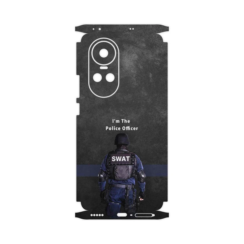برچسب پوششی ماهوت مدل Police Officer-FullSkin مناسب برای گوشی موبایل اپو Reno 10 5G