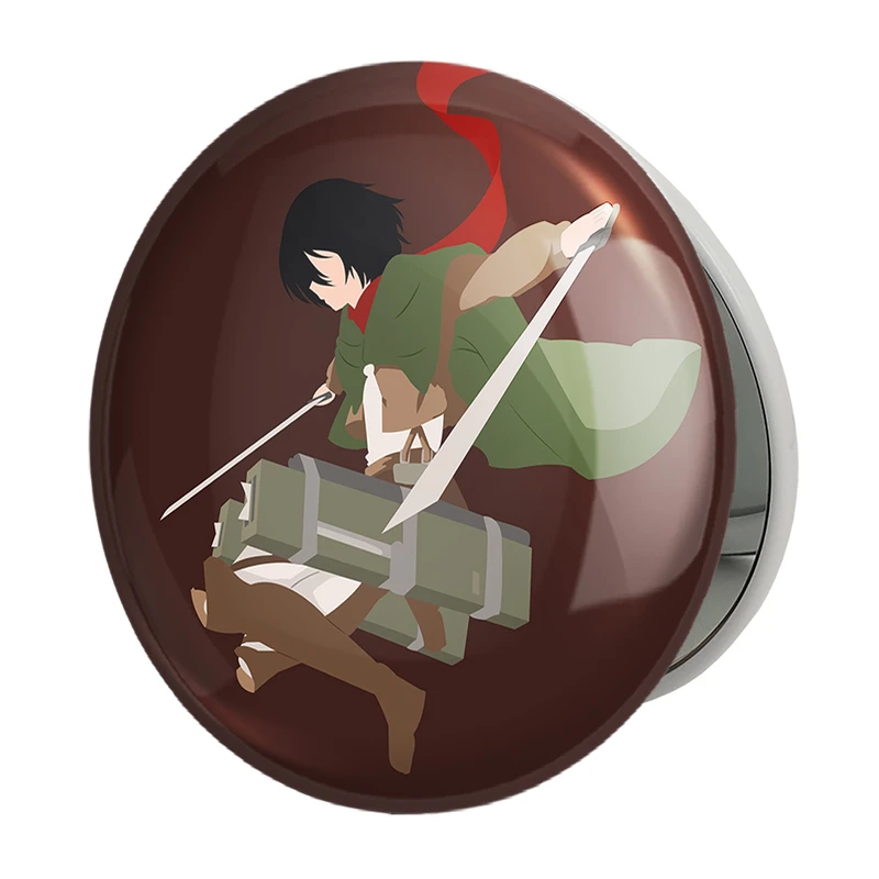 آینه جیبی خندالو طرح میکاسا اکرمن انیمه اتک آن تایتان Attack on Titan مدل تاشو کد 18512 