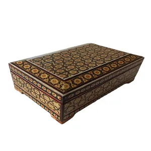جعبه جواهرات خاتم کاری کد 878