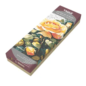 بسته رنگ آمیزی سالوت مدل آکرولیک کد 031114 مجموعه 18 عددی