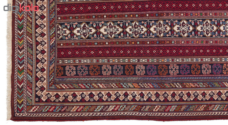 گلیم دستباف یک و نیم متری سی پرشیا کد 171039