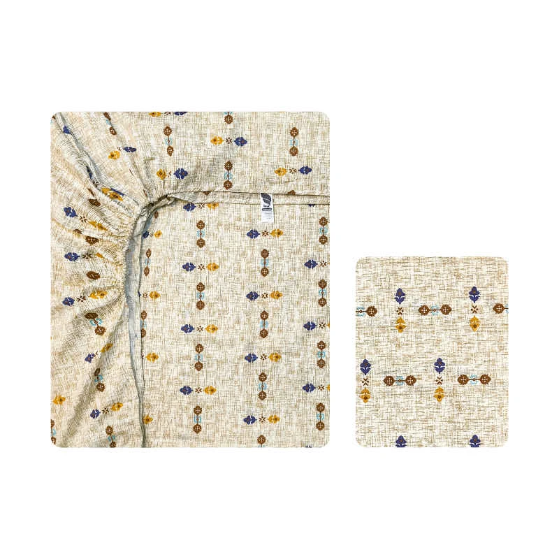 سرویس ملحفه آدنو مدل بهمن کد IR178 یک نفره 2 تکه