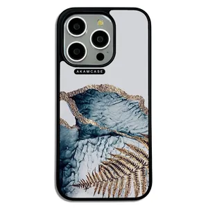 AKAM AMCWA15PRO-MARBEL15 Cover For Apple iPhone 15 Pro