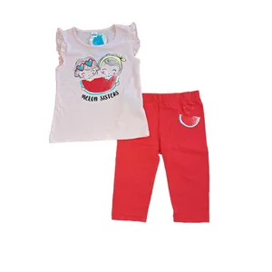 ست تاپ و شلوارک دخترانه ال سی وایکیکی مدل Lc_ s22