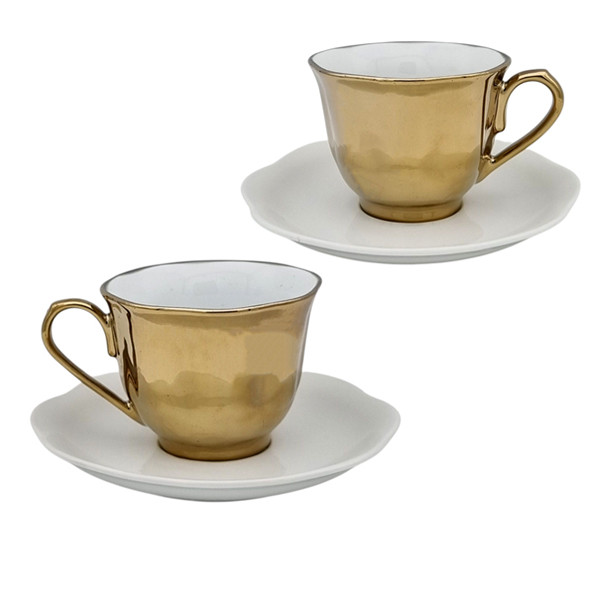 سرویس قهوه خوری 4 پارچه 2 نفره مدل کنگره کد 14483xg