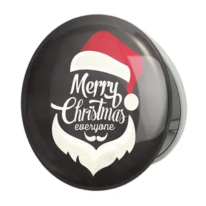 آینه جیبی خندالو طرح کریسمس Christmas مدل تاشو کد 22174 