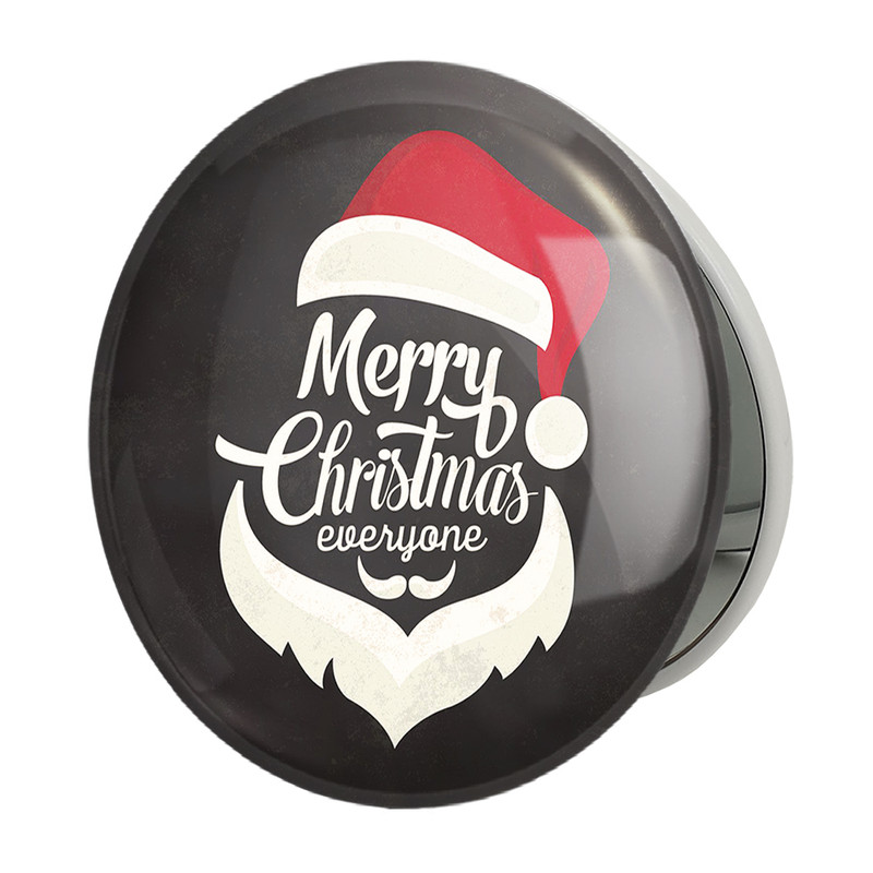آینه جیبی خندالو طرح کریسمس Christmas مدل تاشو کد 22174 
