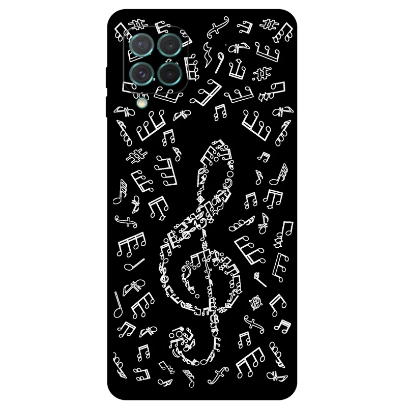 کاور مگافون طرح نوت موسیقی مدل 1370 مناسب برای گوشی موبایل سامسونگ Galaxy M62 / F62   