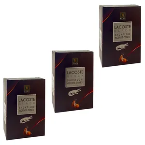 عود رامو مدل آبشاری لاکوست کد ART-02 سه بسته 10 عددی 