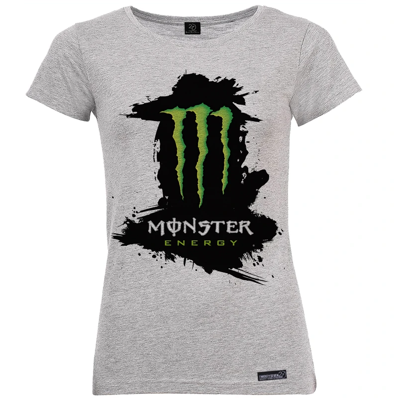 تی شرت آستین کوتاه زنانه 27 مدل MH877 Monster Energy