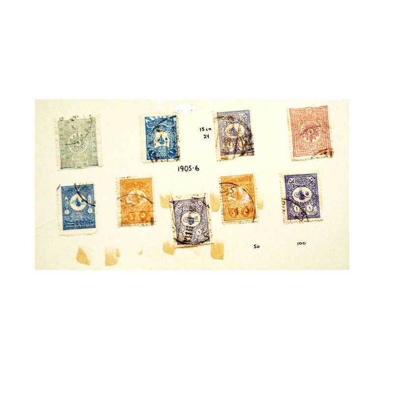 تمبر یادگاری مدل مشاهیر ترکیه کد DS1948 مجموعه 9 عددی