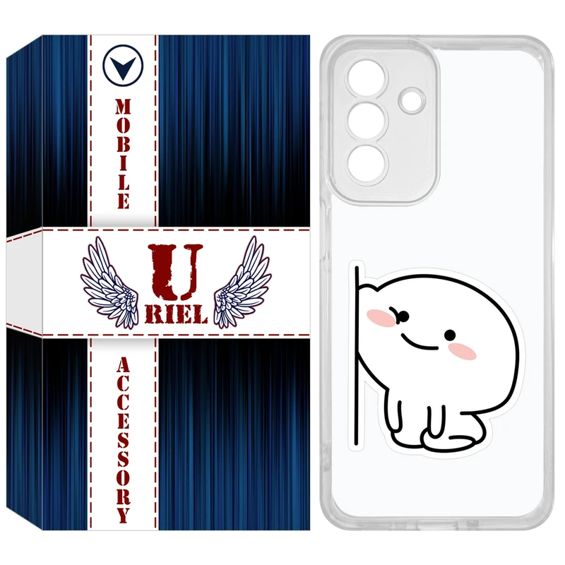 کاور یوریل مدل Clear کد 93 طرح لوس مناسب برای گوشی موبایل سامسونگ Galaxy A56