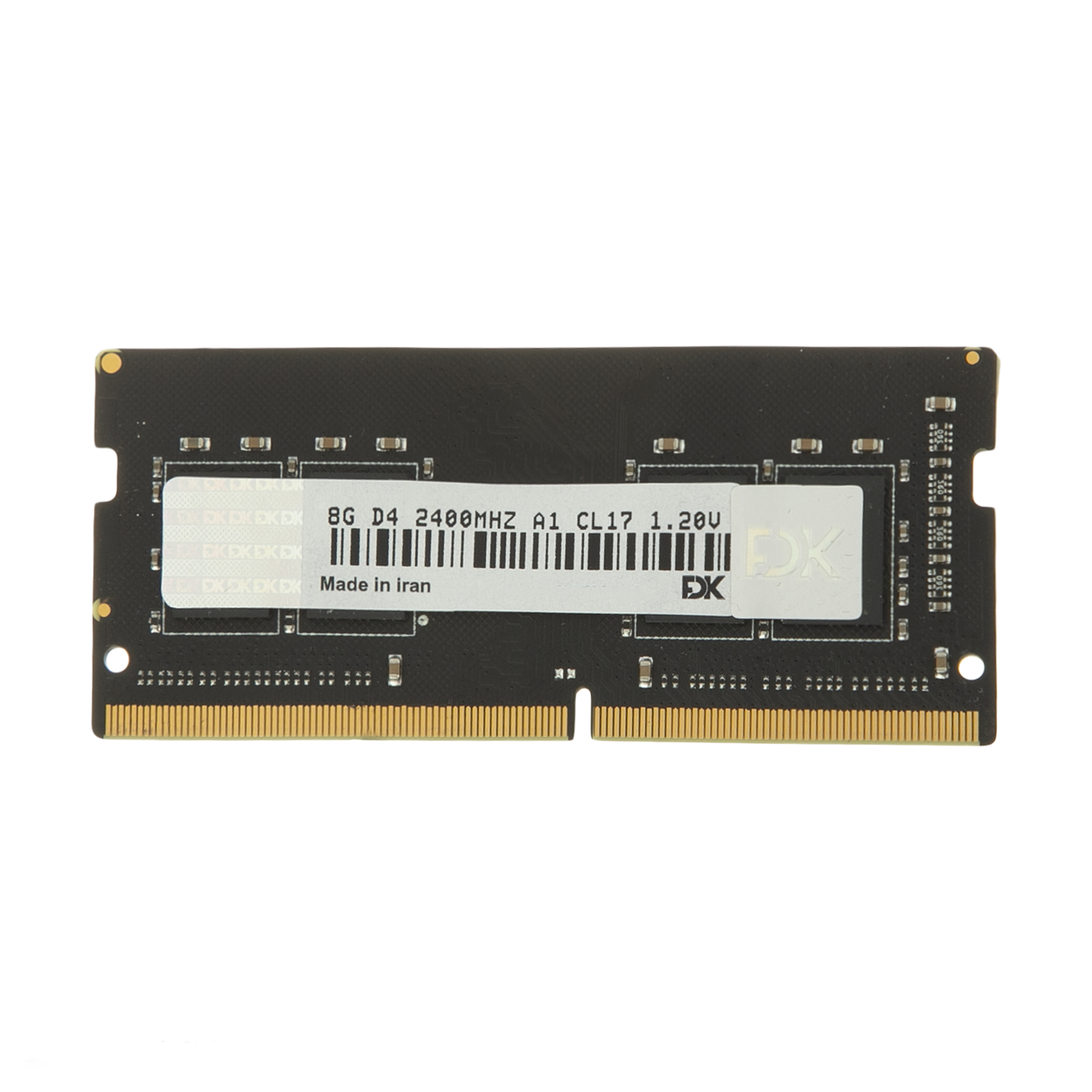 رم لپ تاپ DDR4 تک کاناله 2400 مگاهرتز CL17 فدک مدل A1 ظرفیت 8 گیگابایت