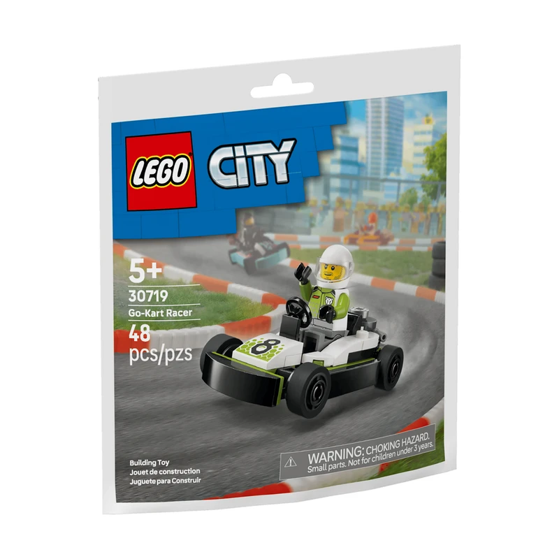 لگو 48 تکه سری سیتی مدل Go-Kart Racer کد 30719