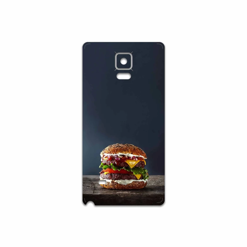 برچسب پوششی ماهوت مدل Hamburger مناسب برای گوشی موبایل سامسونگ Galaxy Note 4