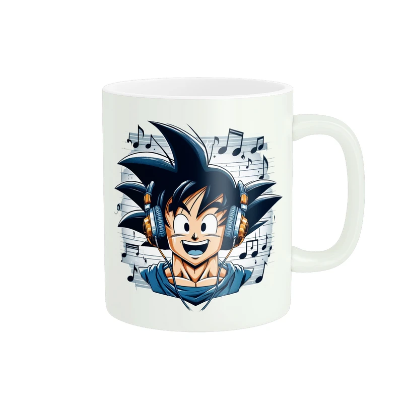 ماگ پادآفرین مدل موزیک موسیقی طرح انیمه پسرانه کد PM1002