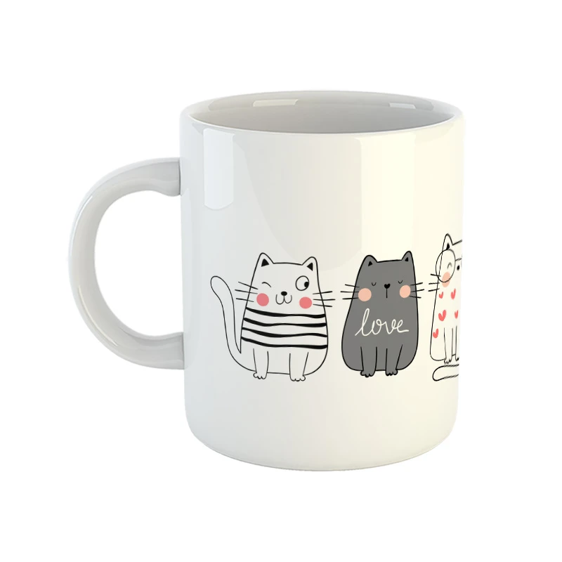 ماگ مدل گربه کیوت طرح فانتزی جذاب 20