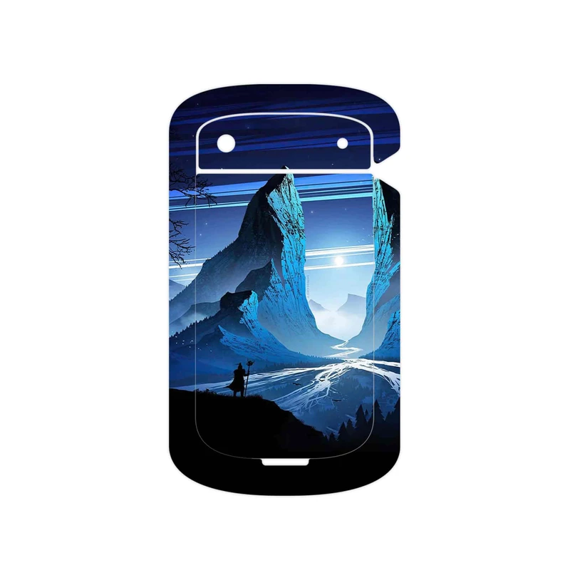 برچسب پوششی ماهوت مدل Blue Mountains Digital Art مناسب برای گوشی موبایل بلک بری Bold Touch 9900