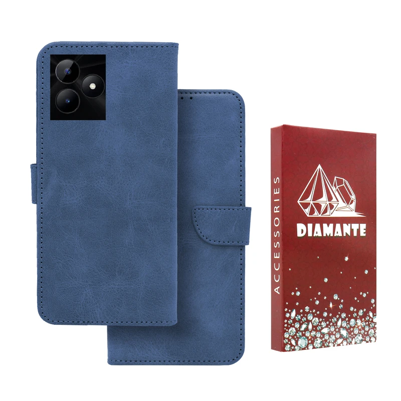 کیف کلاسوری دیامانته مدل Bors Ros مناسب برای گوشی موبایل ریلمی Note 50 